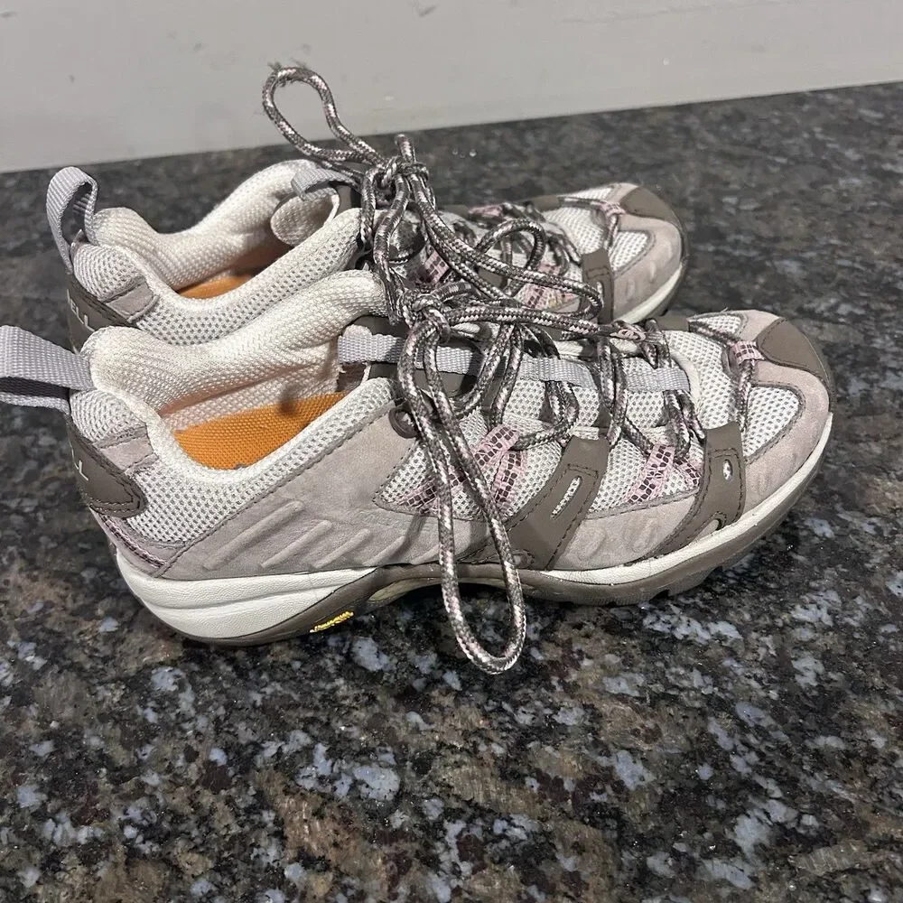 Merrell Womens Siren Sport Elephant Pink Hiking Shoes J13888 Low Top Size 5.5